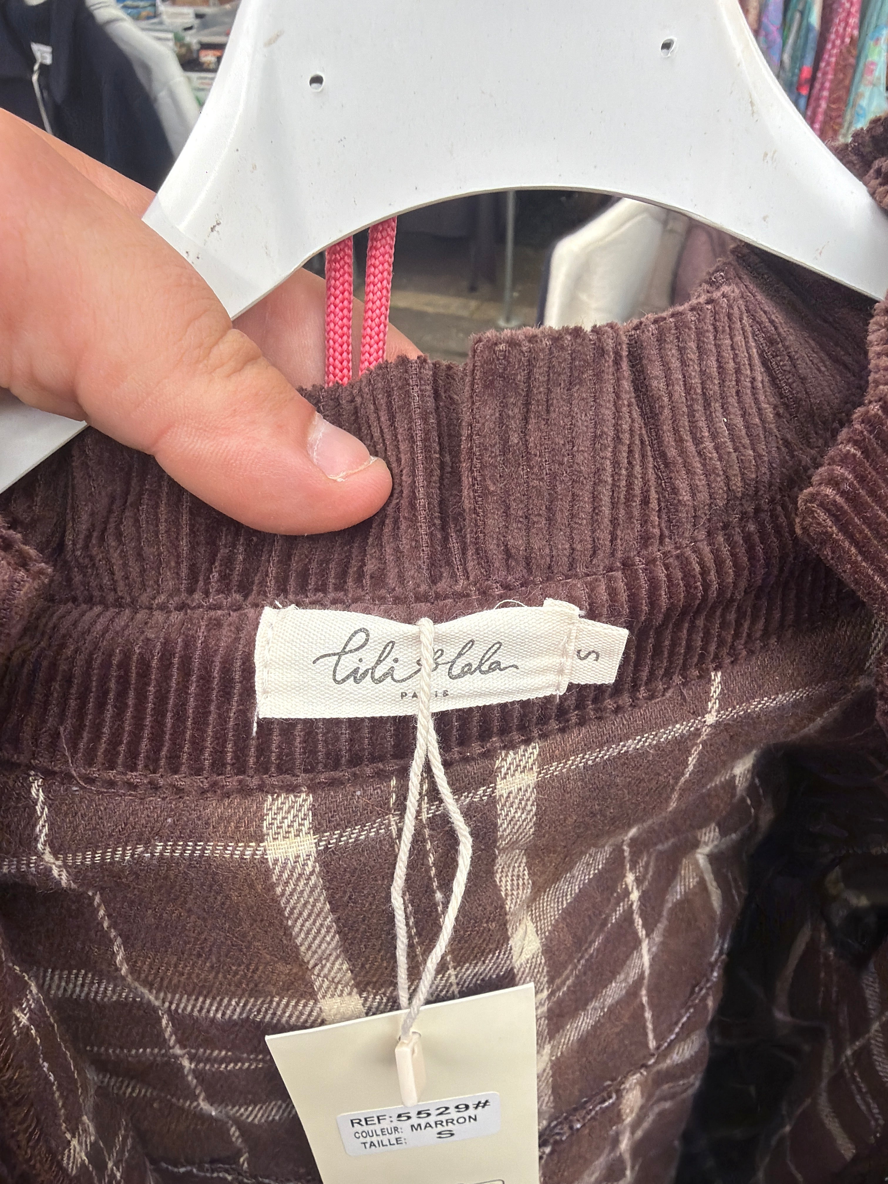 Veste façon velours Lili lala