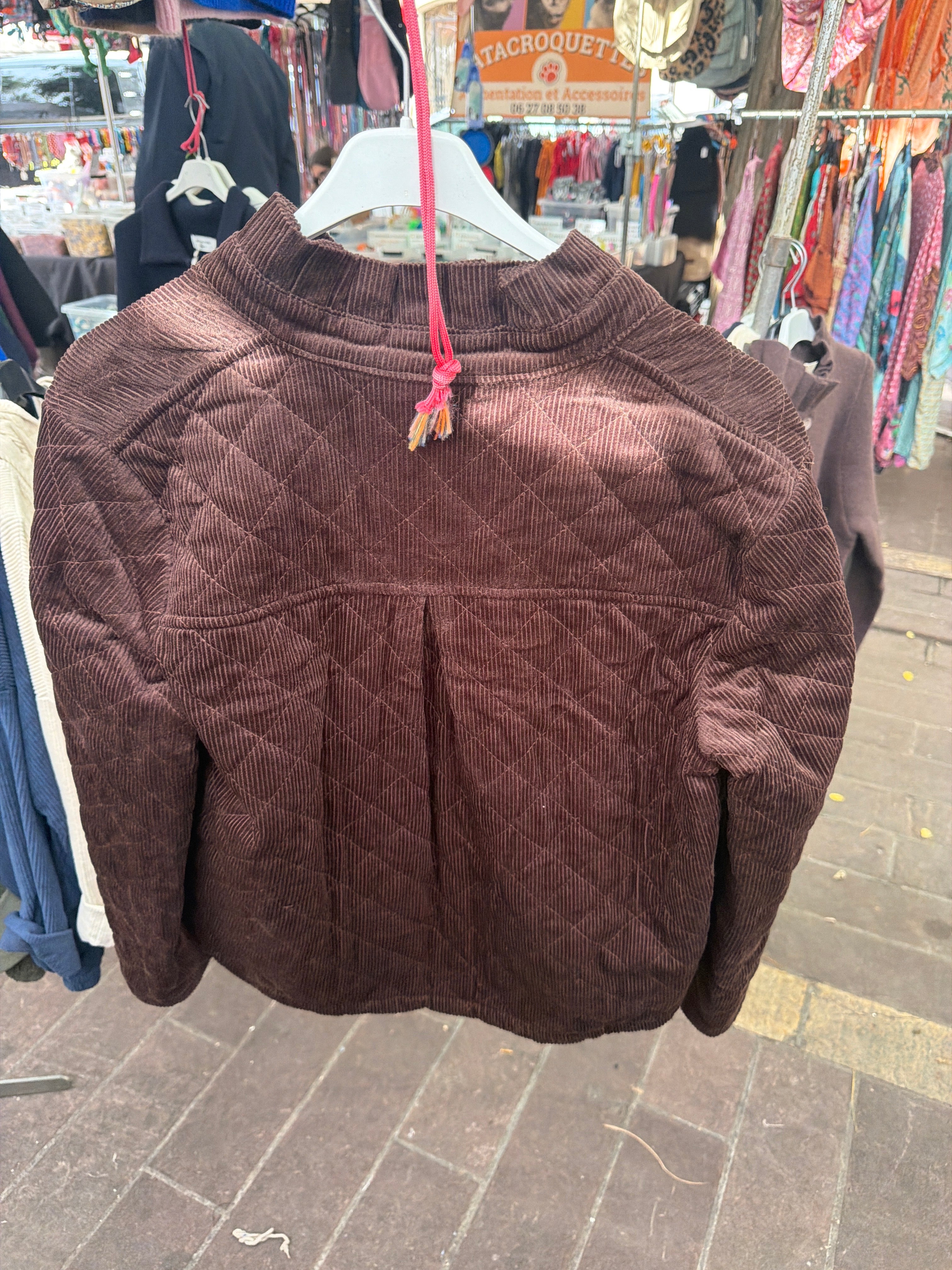 Veste façon velours Lili lala