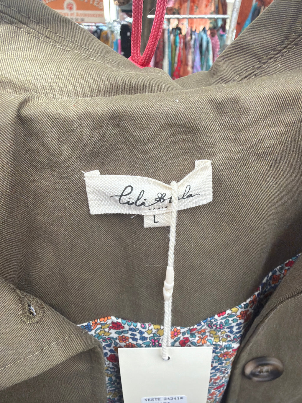 Veste trench intérieur libertie